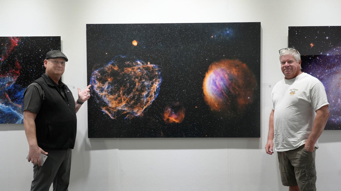 "Birth, Balance, Death" - Limited Edition ChromaLuxe® Metal Wall Art 72" x 48"