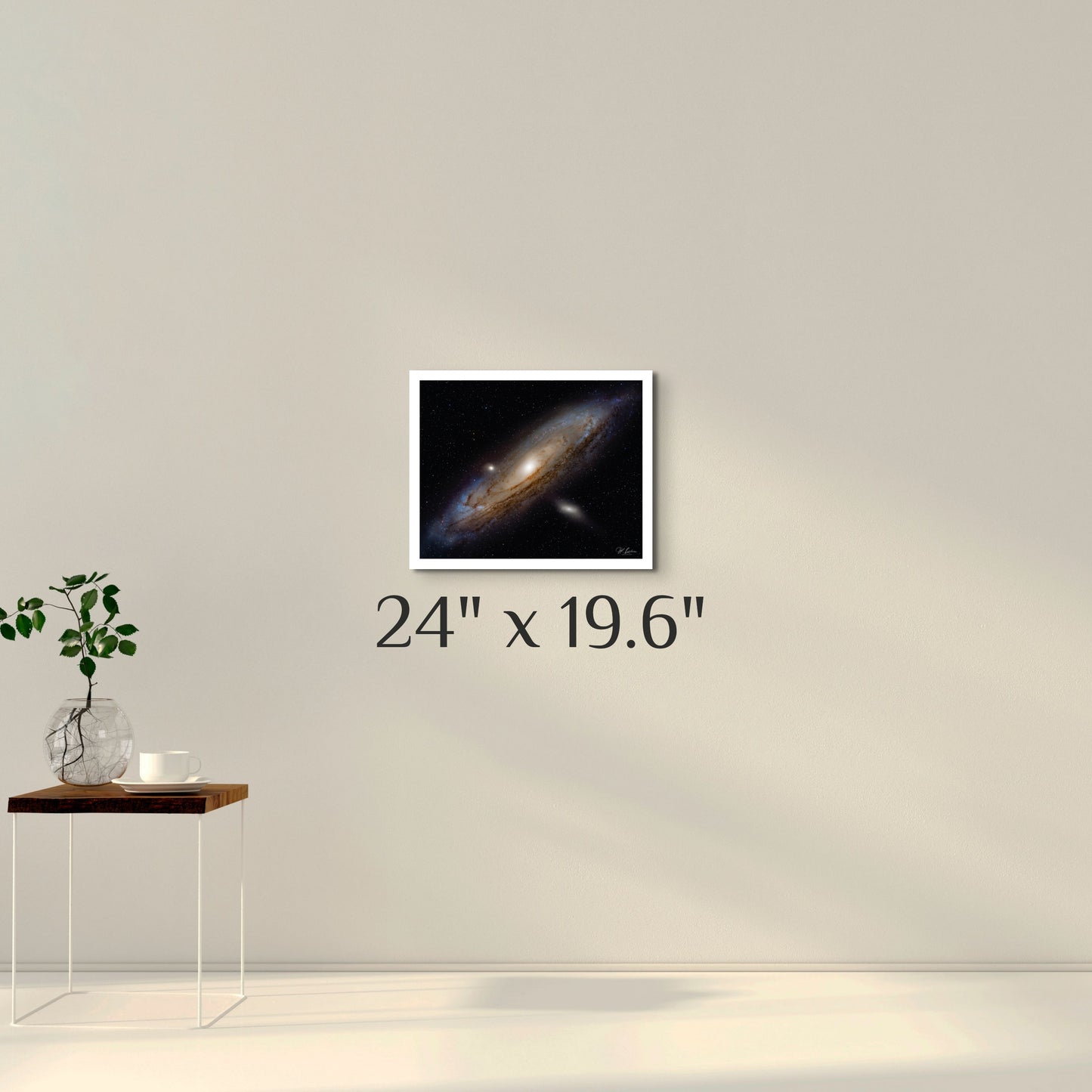 "One Trillion Stars" Limited Edition Wall Art 24" x 19.6" Giclée Metallic Paper Mounted on Gatorboard (With White Border)