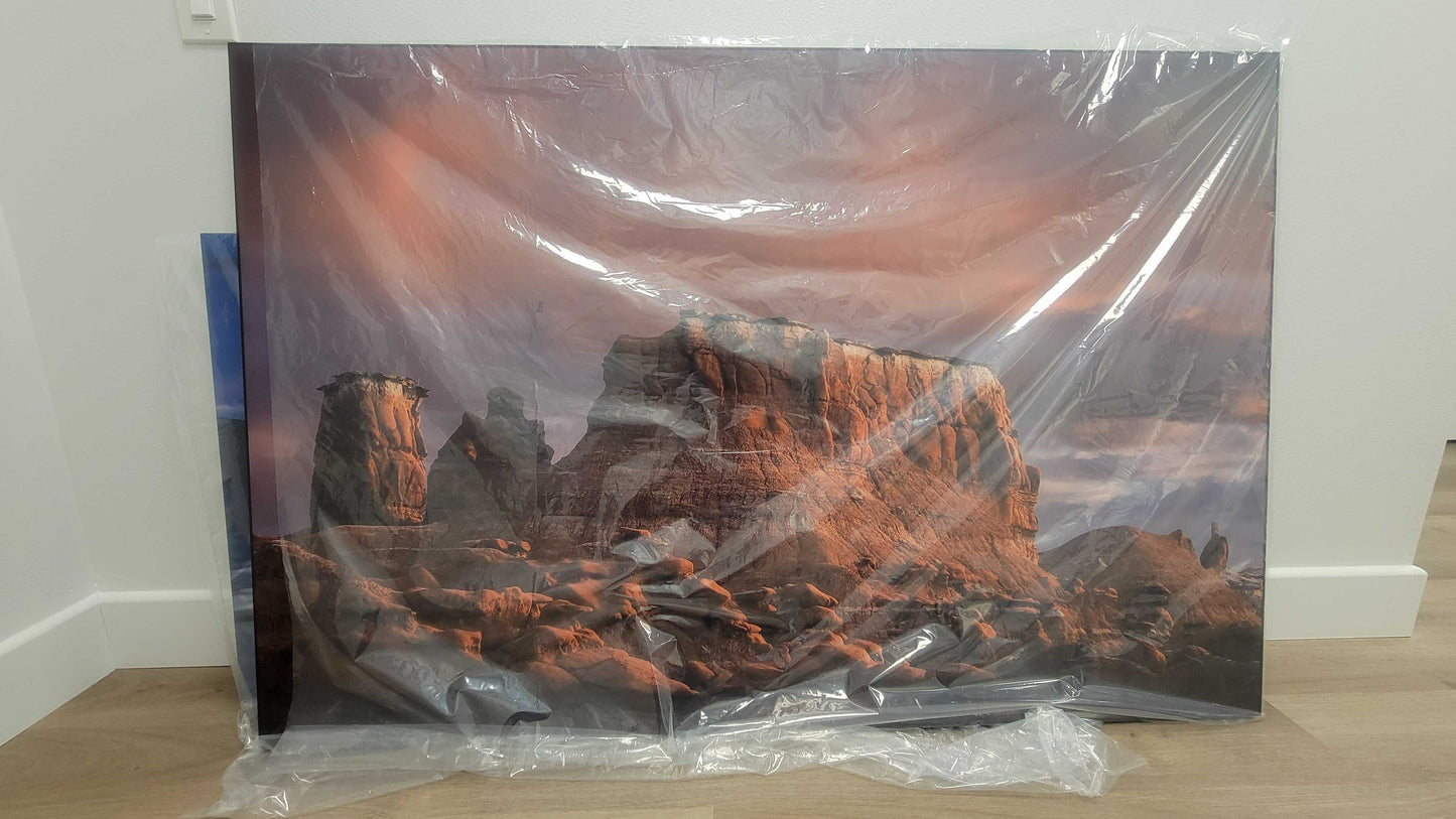 "After the Storm" - Limited Edition ChromaLuxe® Metal Wall Art 60" x 40" - Euro Wrap Frame