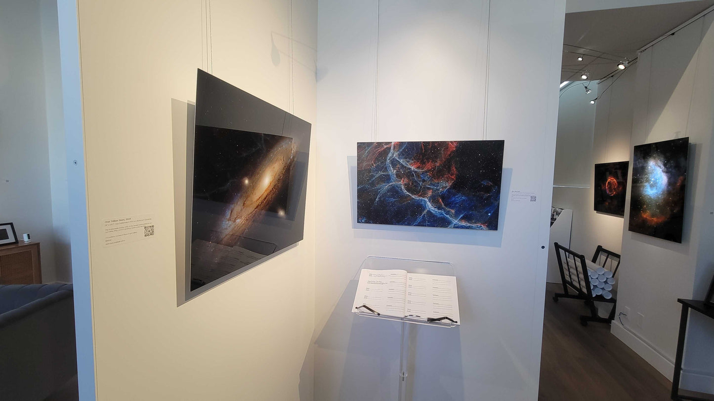 "Blue Vela" - Limited Edition ChromaLuxe® Metal Wall Art 24" x 15"