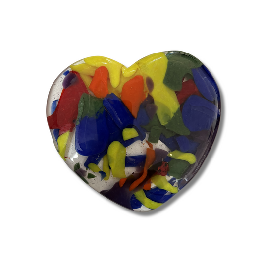 Glass Heart - Primary Colors