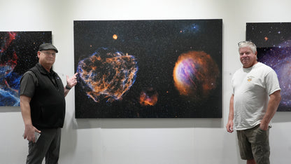 "Birth, Balance, Death"  - Limited Edition ChromaLuxe® Metal Wall Art 72" x 48"