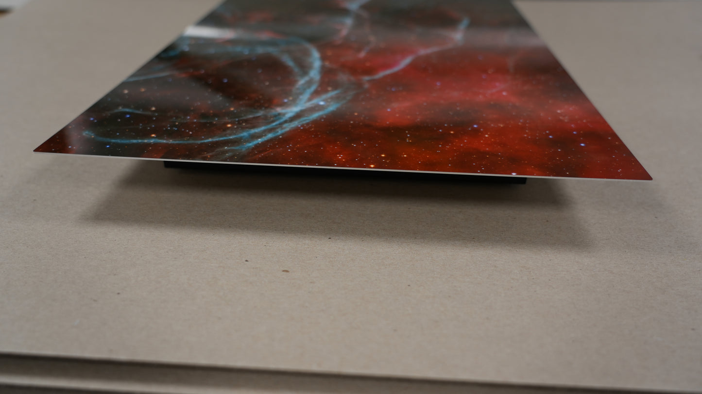 "Aqua Vela" - Limited Edition ChromaLuxe® Metal Wall Art 13" x 18.3"