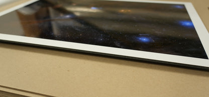 "Nebulas LBN 782 and Barnard 7" Limited Edition Wall Art 24" x 16.7" Giclée Metallic Paper Mounted on Gatorboard (With White Border)