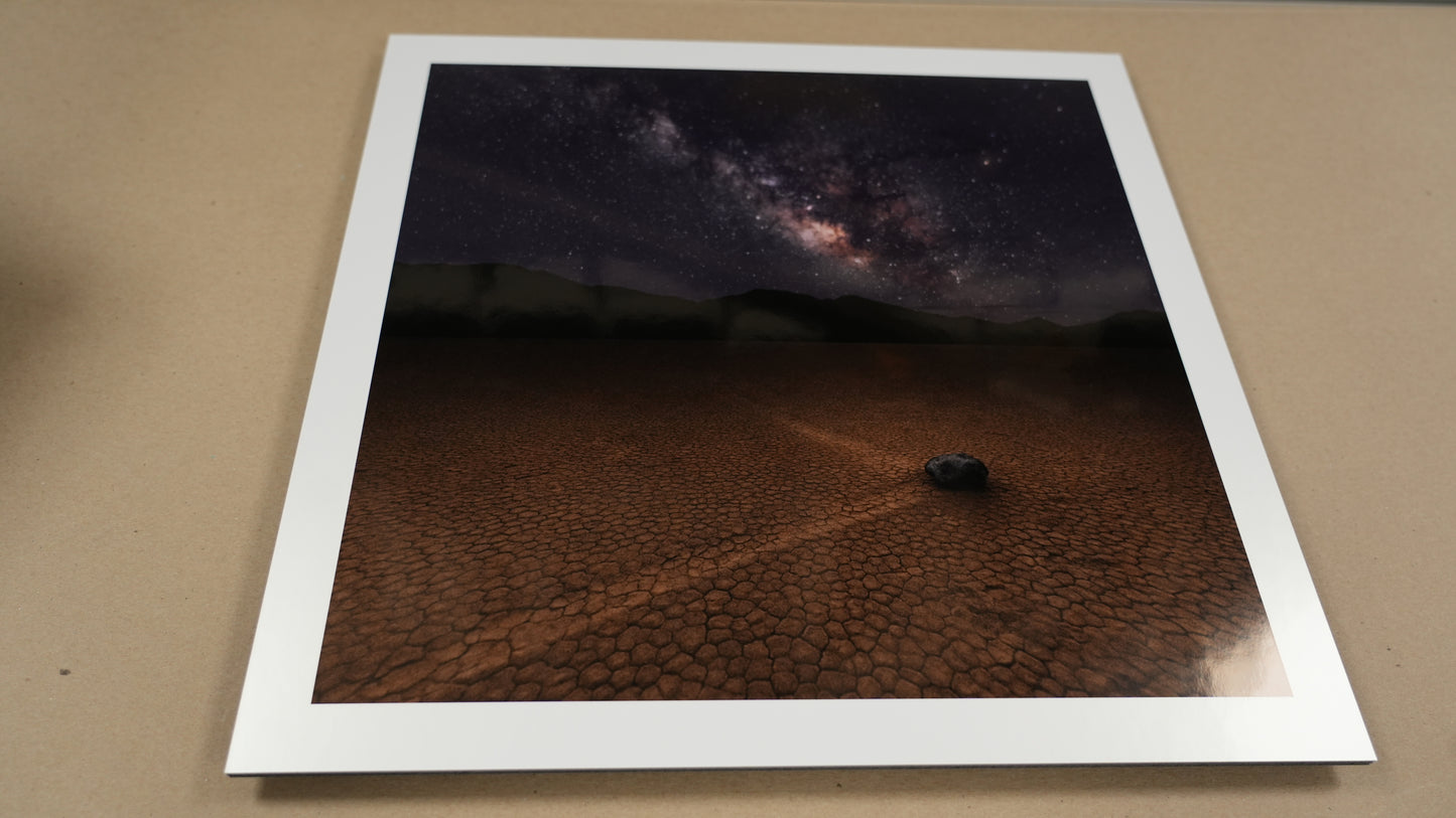 "The Sailing Stone" Limited Edition Wall Art 17" x 17" Giclée Metallic Paper Mounted on Gatorboard (With White Border)