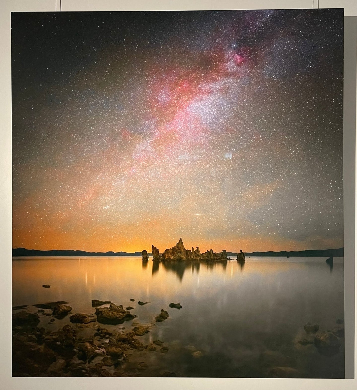 "Mono Midnight" - Limited Edition ChromaLuxe® Metal Wall Art 36" x 39.8"