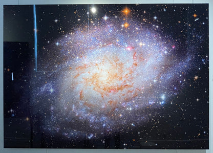 "M33: The Triangulum Galaxy" - Limited Edition ChromaLuxe® Metal Wall Art 60" x 43"