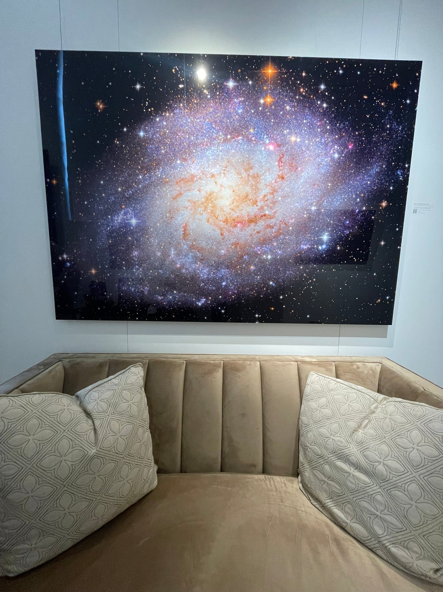 "M33: The Triangulum Galaxy" - Limited Edition ChromaLuxe® Metal Wall Art 60" x 43"