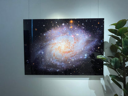 "M33: The Triangulum Galaxy" - Limited Edition ChromaLuxe® Metal Wall Art 60" x 43"