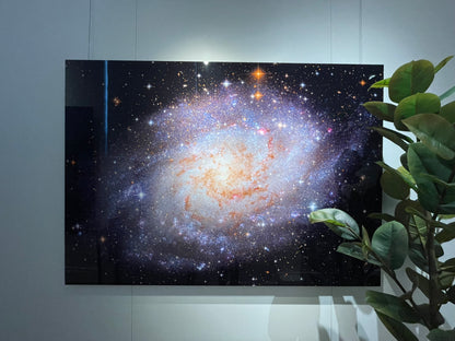 "M33: The Triangulum Galaxy" - Limited Edition ChromaLuxe® Metal Wall Art 60" x 43"
