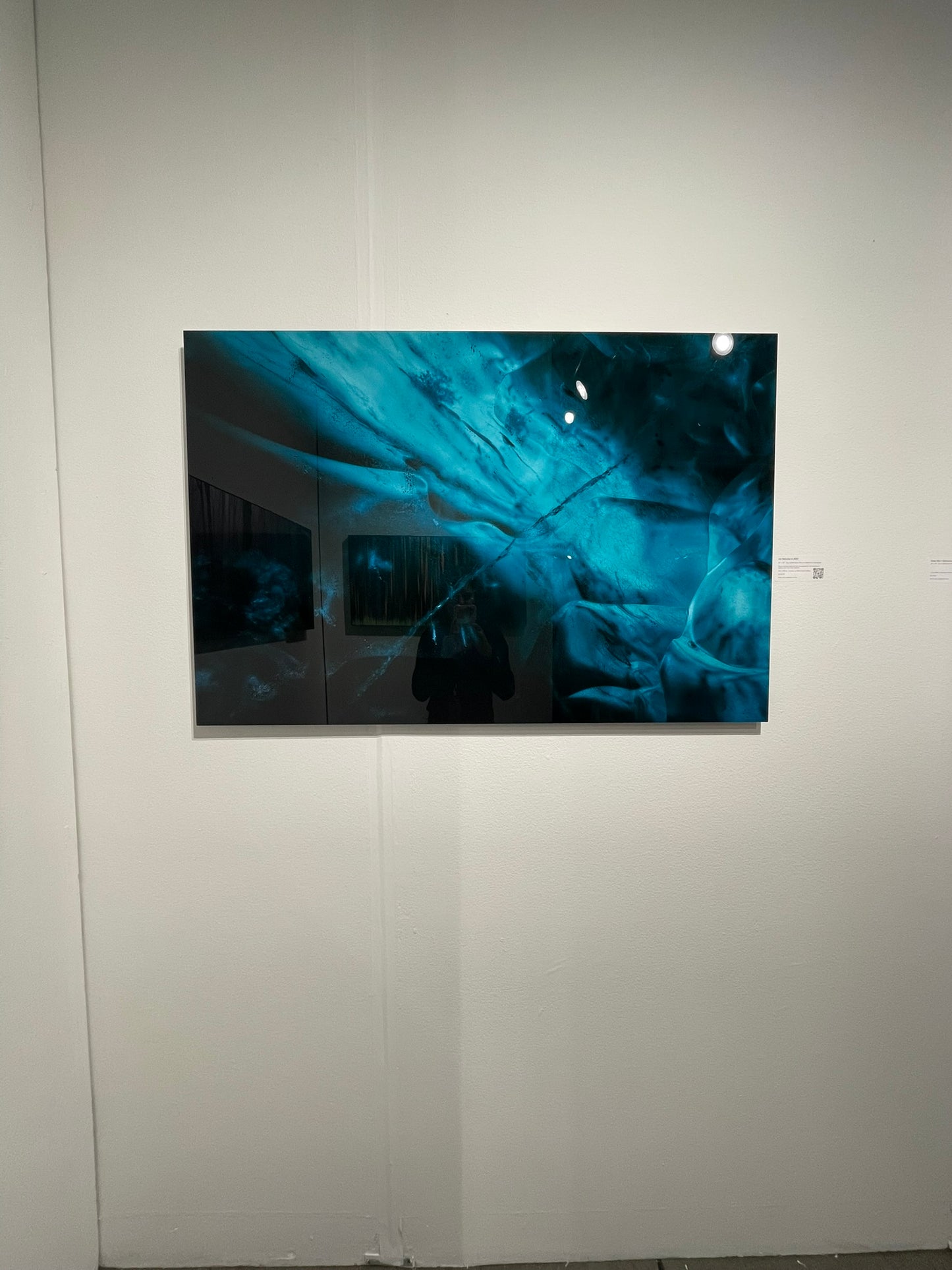 "Ice Nebulae II" - Limited Edition ChromaLuxe® Metal Wall Art