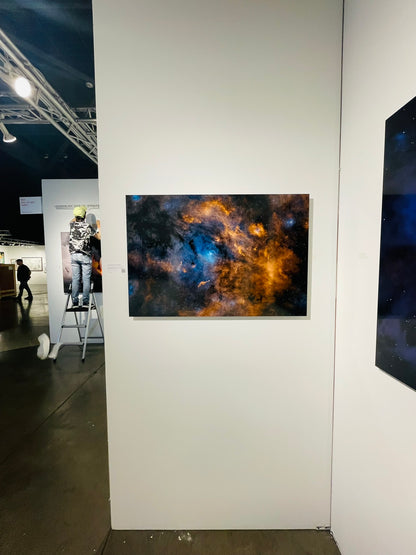 "Clouds of Light and Darkness" - Limited Edition ChromaLuxe® Metal Wall Art 36" x 24.2"