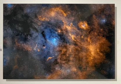 "Clouds of Light and Darkness" - Limited Edition ChromaLuxe® Metal Wall Art 36" x 24.2"