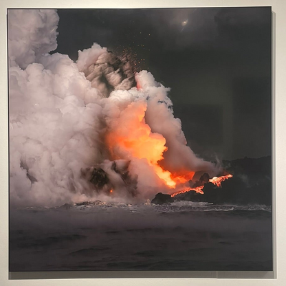"Tranquil Violence" - Limited Edition ChromaLuxe® Metal Wall Art 44" x 44"