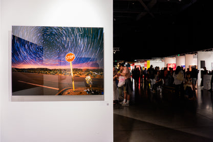 "Strange Occurrences in the Desert" - Limited Edition ChromaLuxe® Metal Wall Art 36" x 27.4"