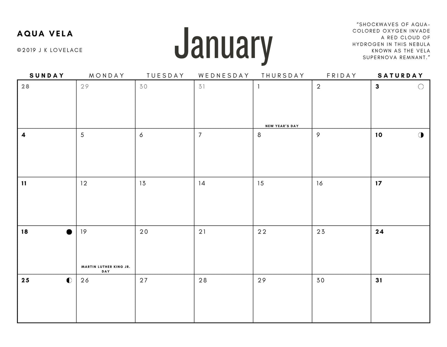 2026 Wall Calendar – DEEP SKY Astrophotography of Nebulas & Deep Space | Astronomy Gift