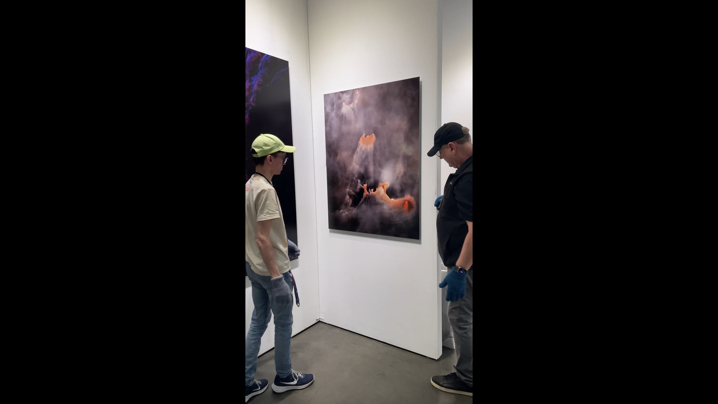 "Andromeda Beseeches Perseus" - Limited Edition ChromaLuxe® Metal Wall Art 36" x 47"