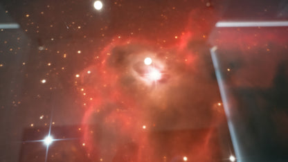 "Elmo's Ghost" - Limited Edition ChromaLuxe® Metal Wall Art 40" x 40"