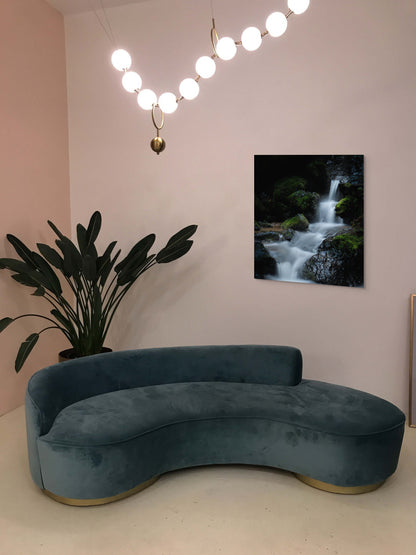 "Hidden Grotto" - Limited Edition ChromaLuxe® Metal Wall Art 30" x 32.6"