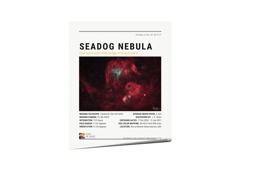 Sivan 5 & 6: Seadog Nebula - 16x20 Poster