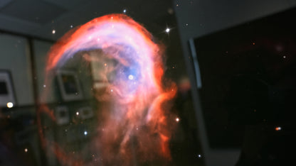 "Profile of an Alien" - Limited Edition ChromaLuxe® Metal Wall Art 30" x 30"