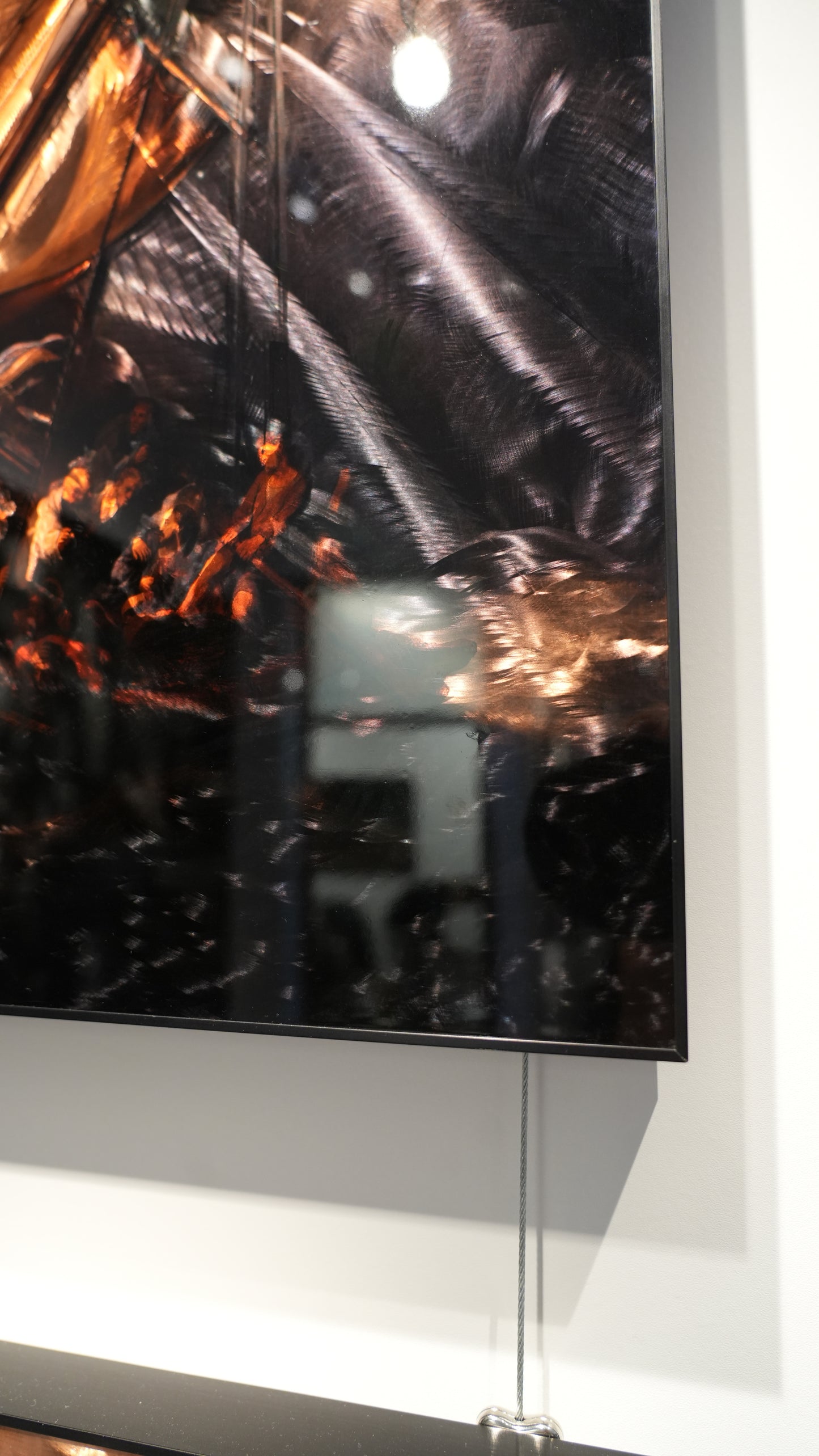 "Sea of Galilee" Dye Sublimation Print on Hand-Ground Copper Substrate