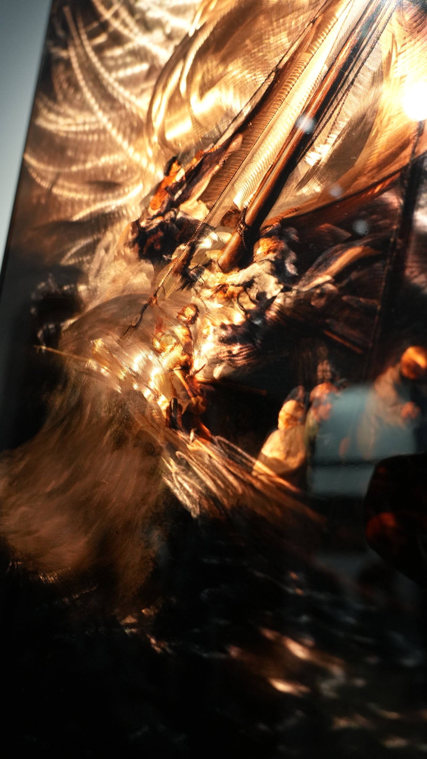 "Sea of Galilee" Dye Sublimation Print on Hand-Ground Copper Substrate