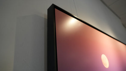 "Supermoon Over Summerland" - Limited Edition ChromaLuxe® Metal Wall Art 60" x 35"