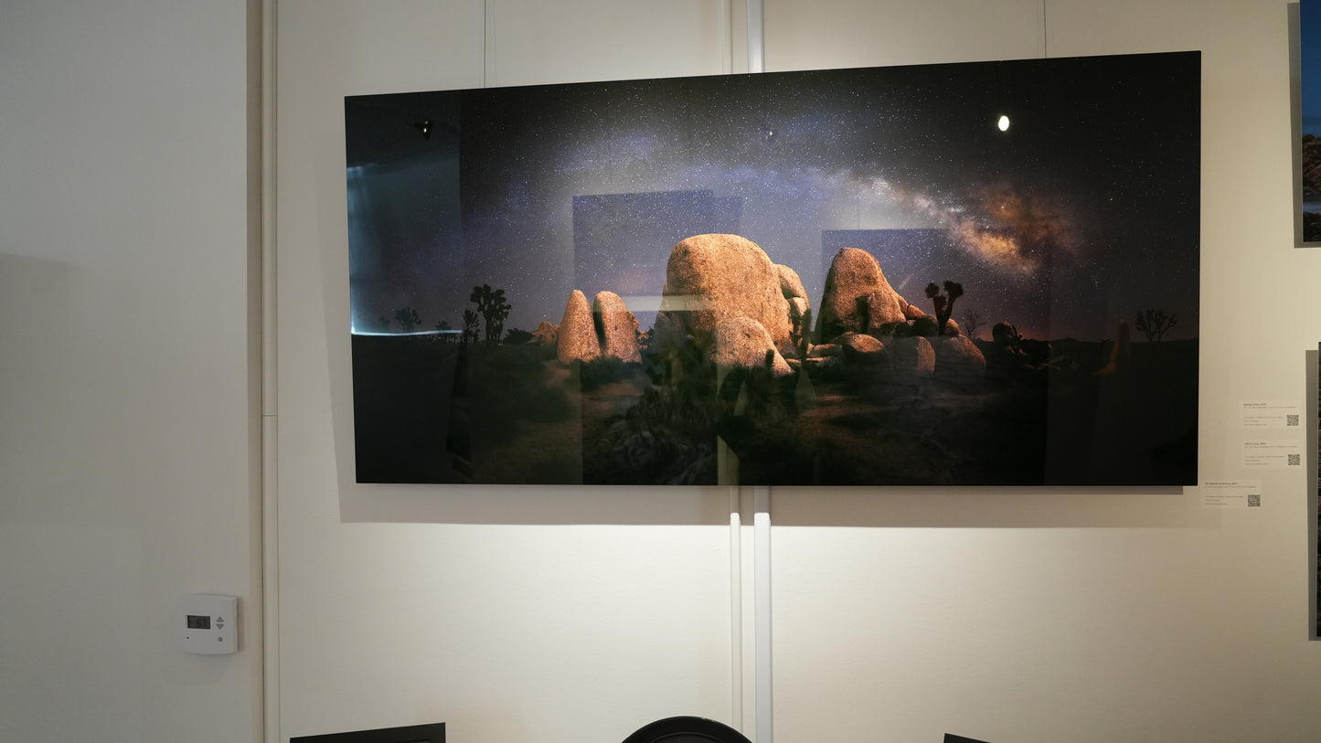 "The Stones of Joshua" - Limited Edition ChromaLuxe® Metal Wall Art 60" x 29.1"