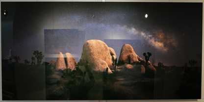 "The Stones of Joshua" - Limited Edition ChromaLuxe® Metal Wall Art 60" x 29.1"