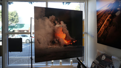 "Tranquil Violence" - Limited Edition ChromaLuxe® Metal Wall Art 44" x 44"